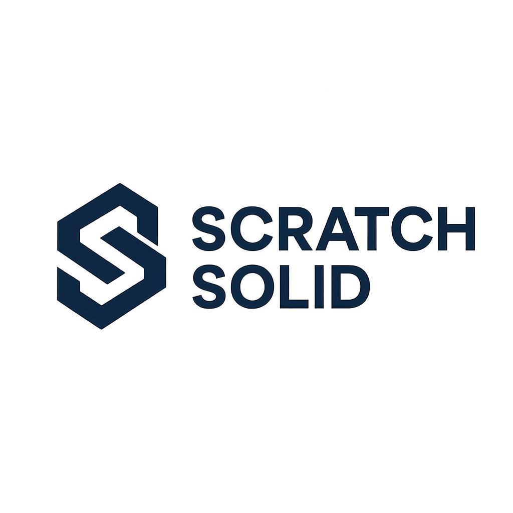 Scratch Solid Logo Background